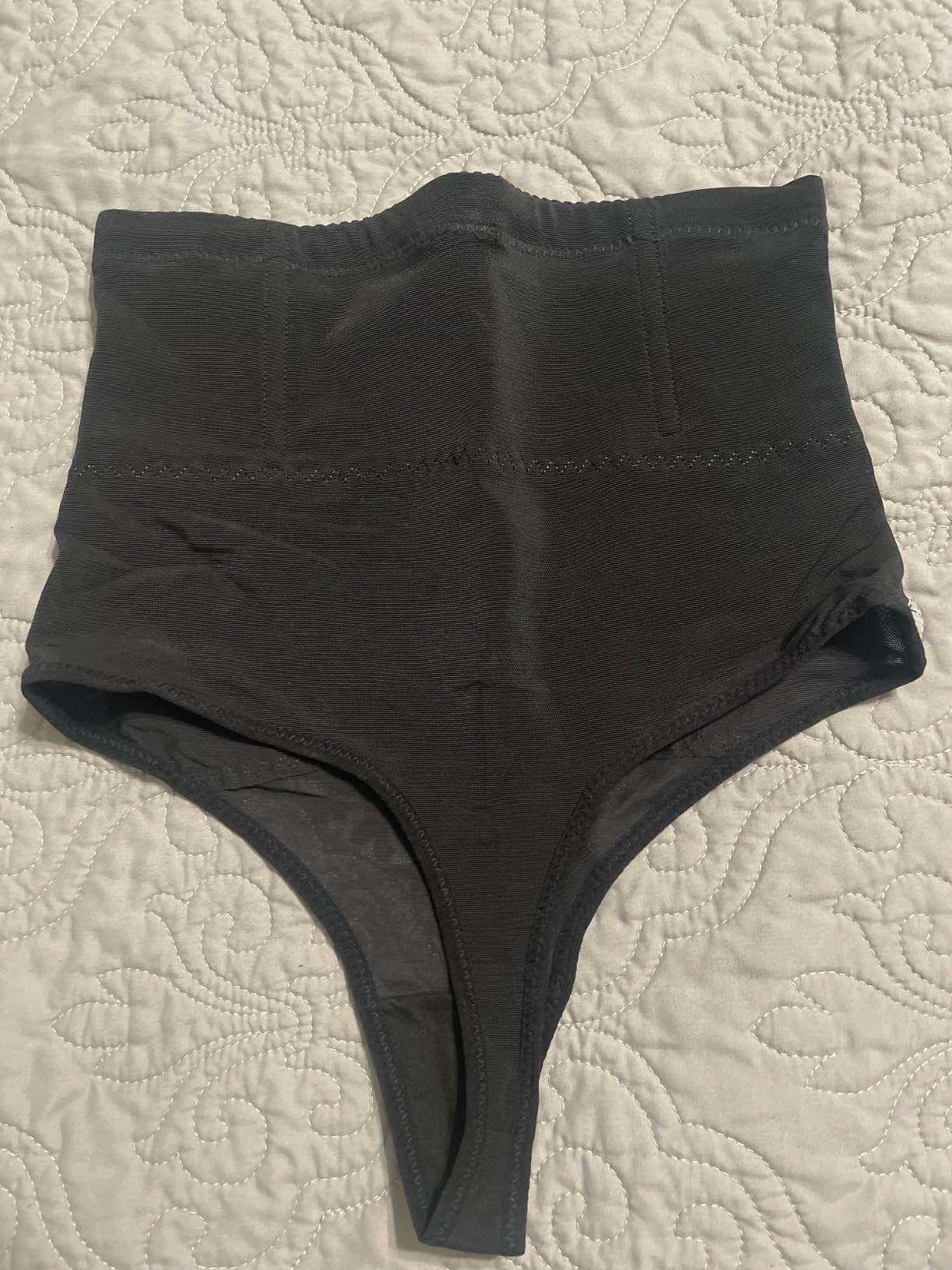 Tummy Control Thong Shapewear for Women - High Waisted Body Shaper Thong Panties Girdle Seamless ... | Amazon (US)