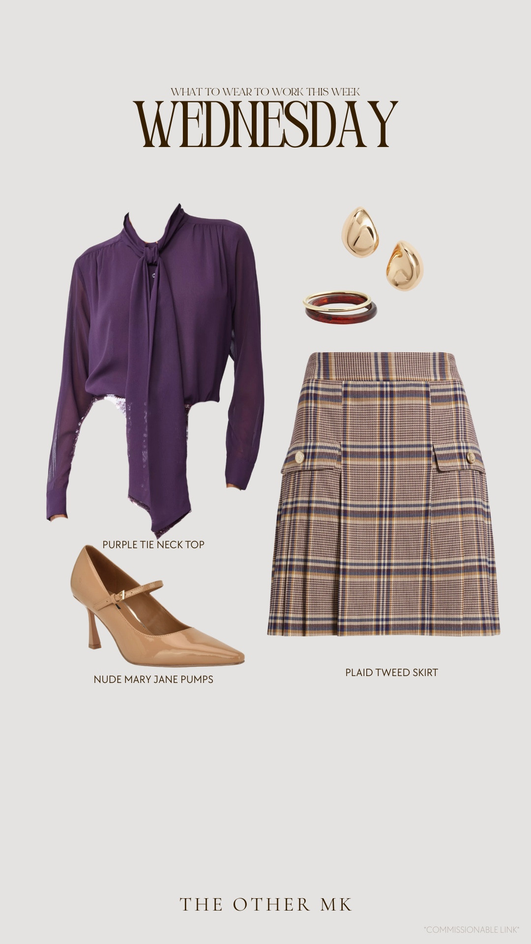 What to wear to work this week
Business casual outfit, fall workwear, plaid skirt, bow blouse, corporate style, preppy style 

#LTKMidsize #LTKWorkwear #LTKSaleAlert