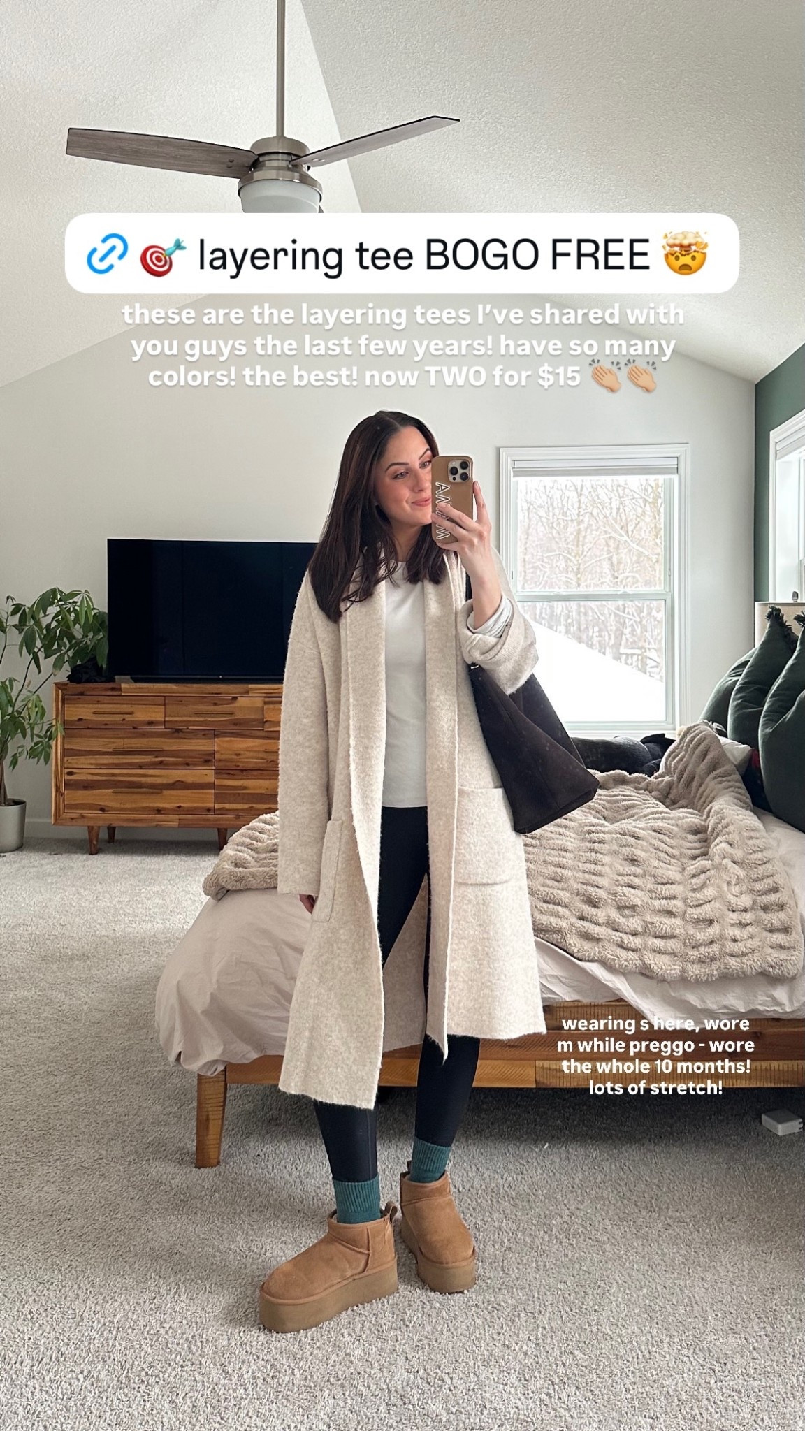 These are the layering tees I’ve shared with you guys for the last few years! I have so many colors! now TWO for $15 👏🏼 wearing small here, wore medium while pregnant - lots of stretch

#LTKSaleAlert #LTKFindsUnder50 #LTKootd