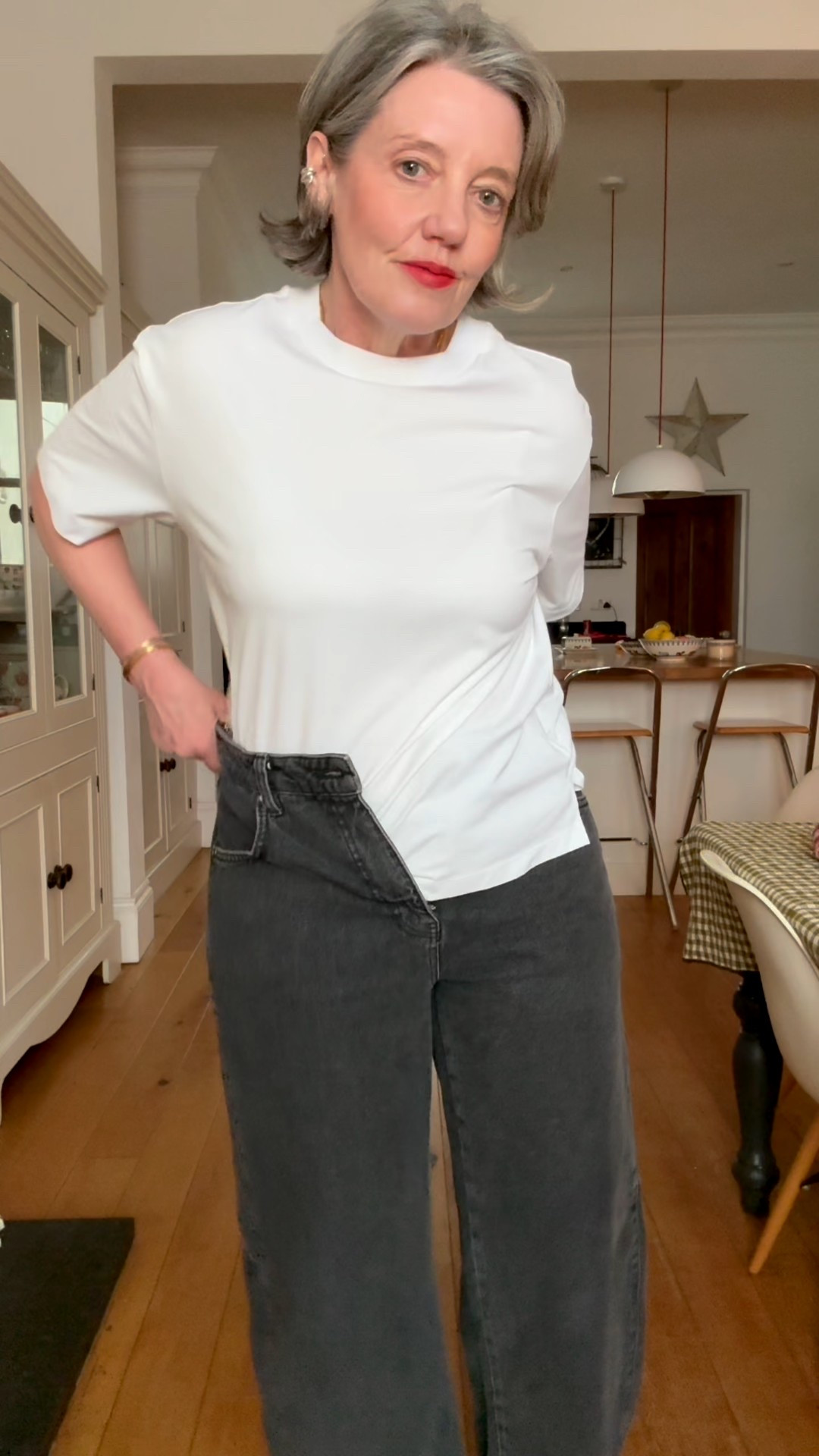 Bringing my Substack outfit to life ❤️🖤
My WAT the brand every day raincoat is just what I need in this weather ☔️I’m wearing a size 12.
Designed with a cinched adjustable waist that adapts to your frame, this piece keeps you covered with a protective detachable hood and functional pockets for your daily essentials. Built to handle whatever the weather brings, it's the reliable layer you'll reach for again and again.
Jumper size large 
Hush jeans size 12R
Tee size large 



cosy outfit, stylish but warm, comfy outfit, thermals, chic but practical / black jeans/waterproof, winter outfit, Waterproof jacket/waterproof coat/wellies/practical clothes/footwear

#LTKover50style #LTKwinter #LTKmidsize