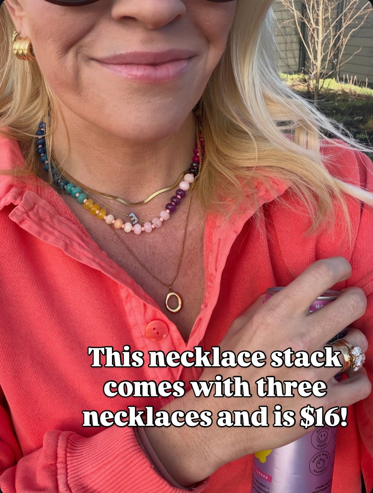Love this necklace stack!

#LTKootd #LTKmomlife #LTKBeauty