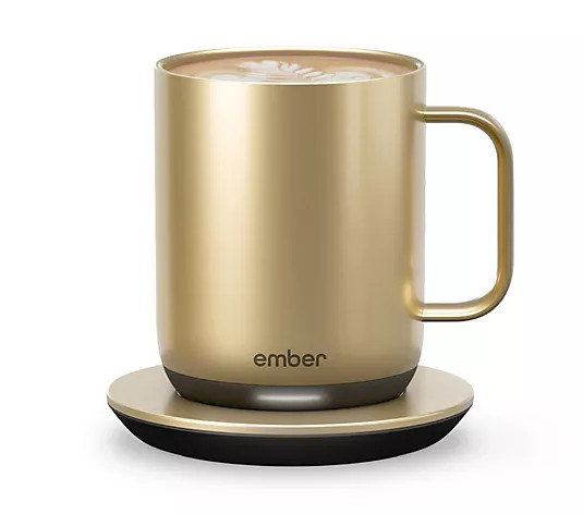 Ember Mug 2, 10 oz, Metallic Collection - QVC.com | QVC