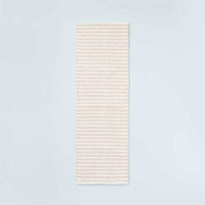 Break Stripe Handmade Area Rug Taupe/Cream - Hearth & Hand™ with Magnolia | Target