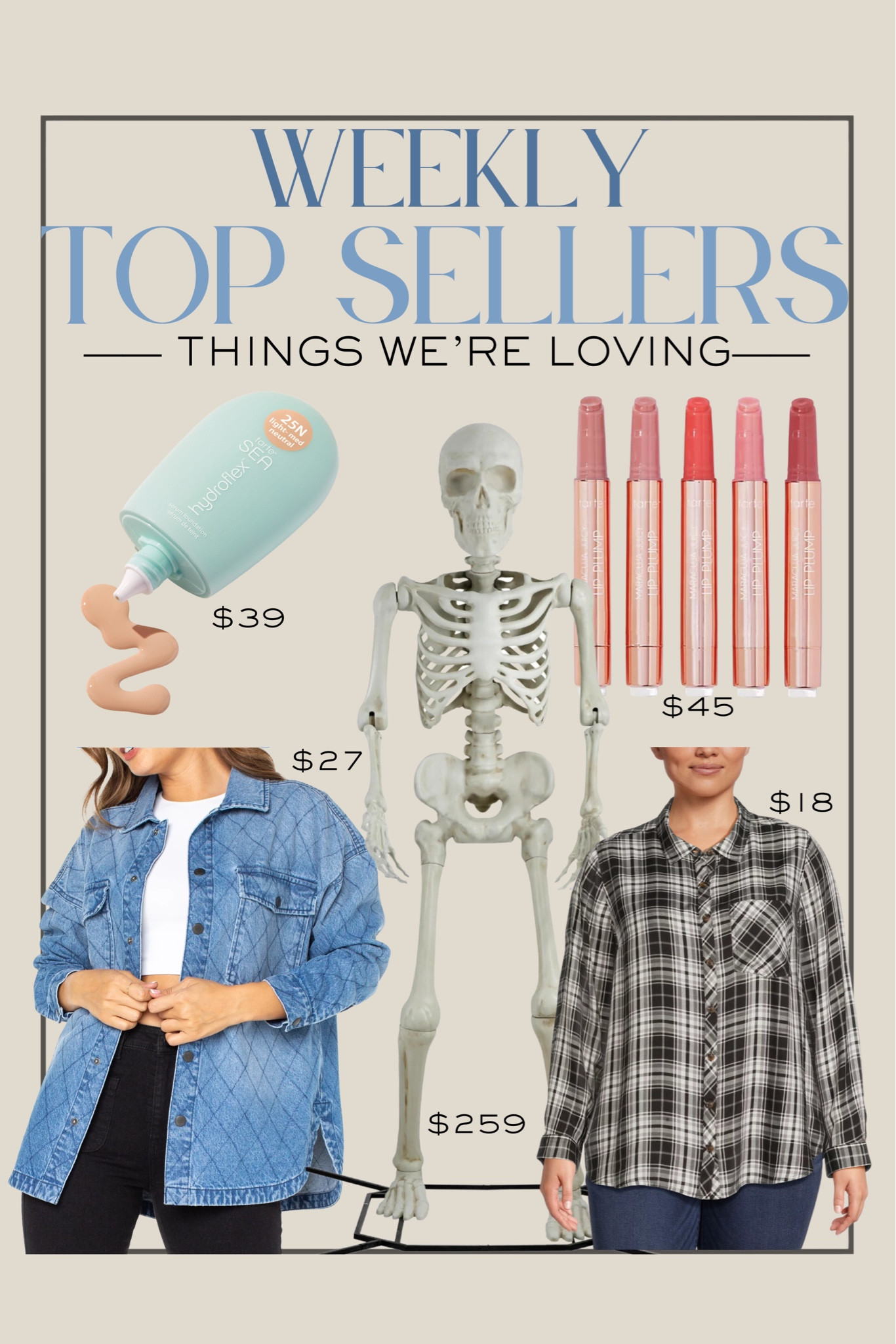 This weeks top sellers!

Walmart fashion, Walmart home, Tarte, beauty favorites, beauty essentials, Tarte favorites, Walmart finds, affordable fashion, affordable outfit ideas, fall outfits 

#LTKfindsunder50 #LTKfindsunder100 #LTKSeasonal