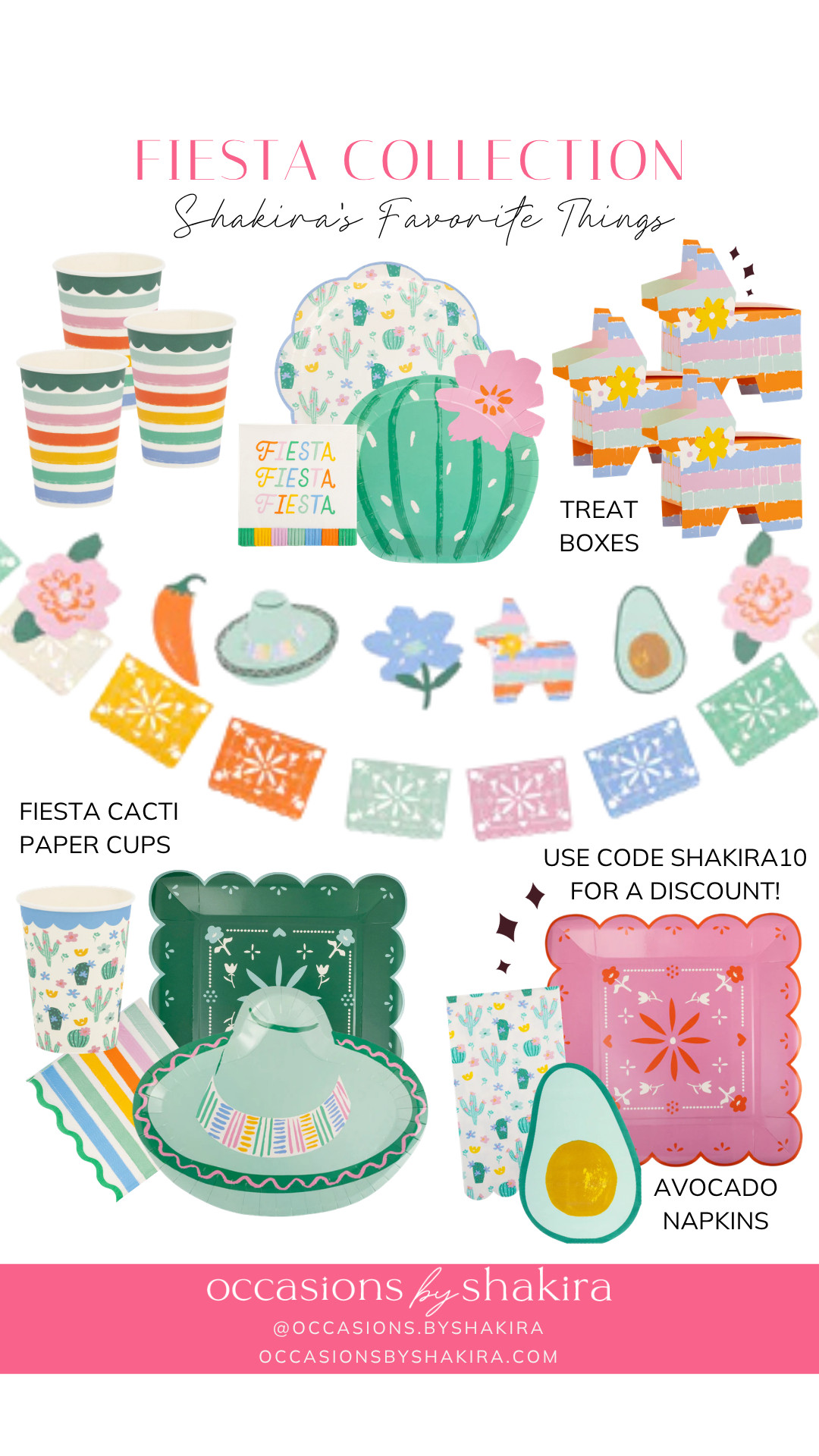 Use code SHAKIRA10 for a discount on the Fiesta Collection for Cinco de Mayo  at My Mind's Eye. 

 

#LTKfoodie #LTKHome
