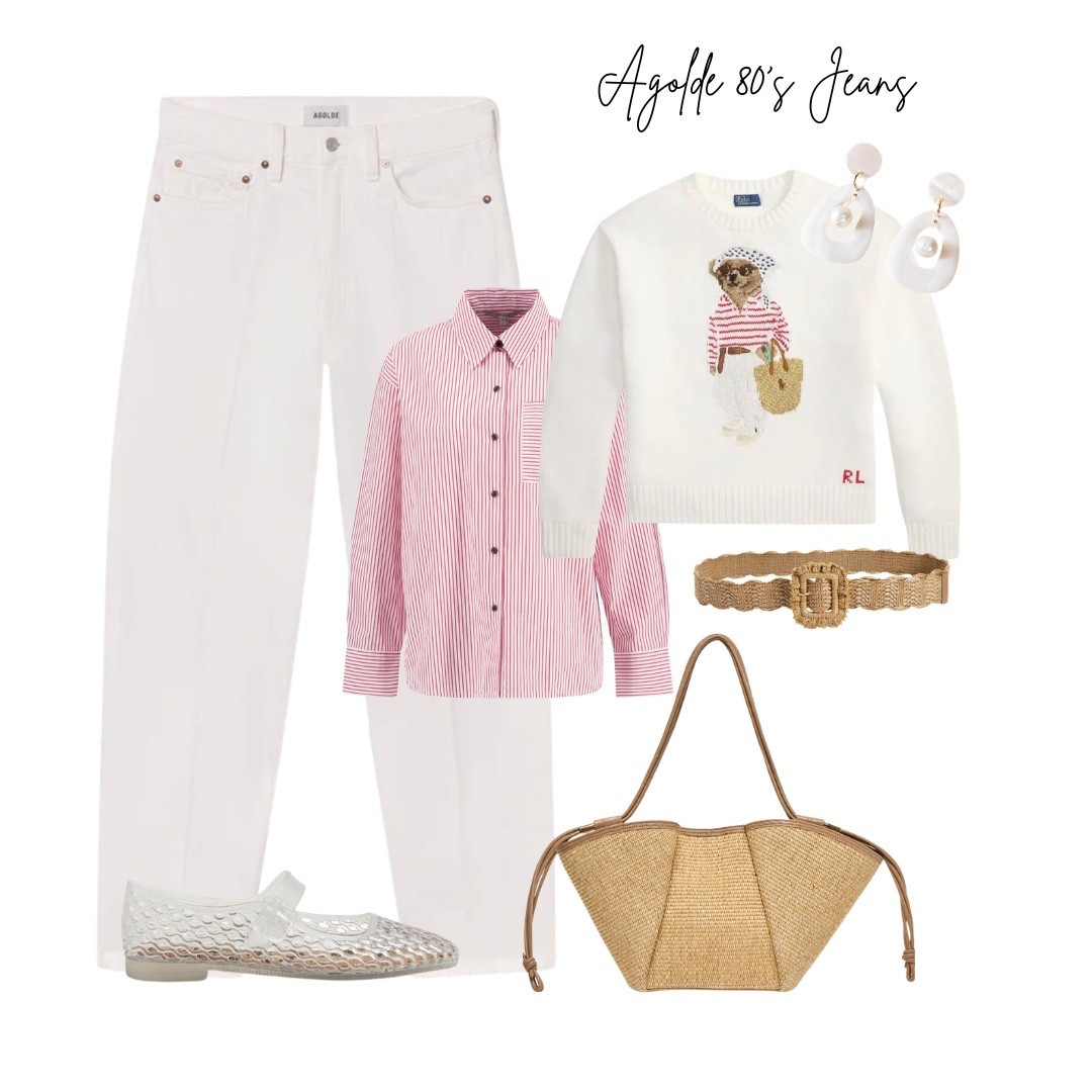 White jeans are a closet staple in the summer!! So easy to style too!!

#LTKootd #LTKOver40 #LTKSeasonal