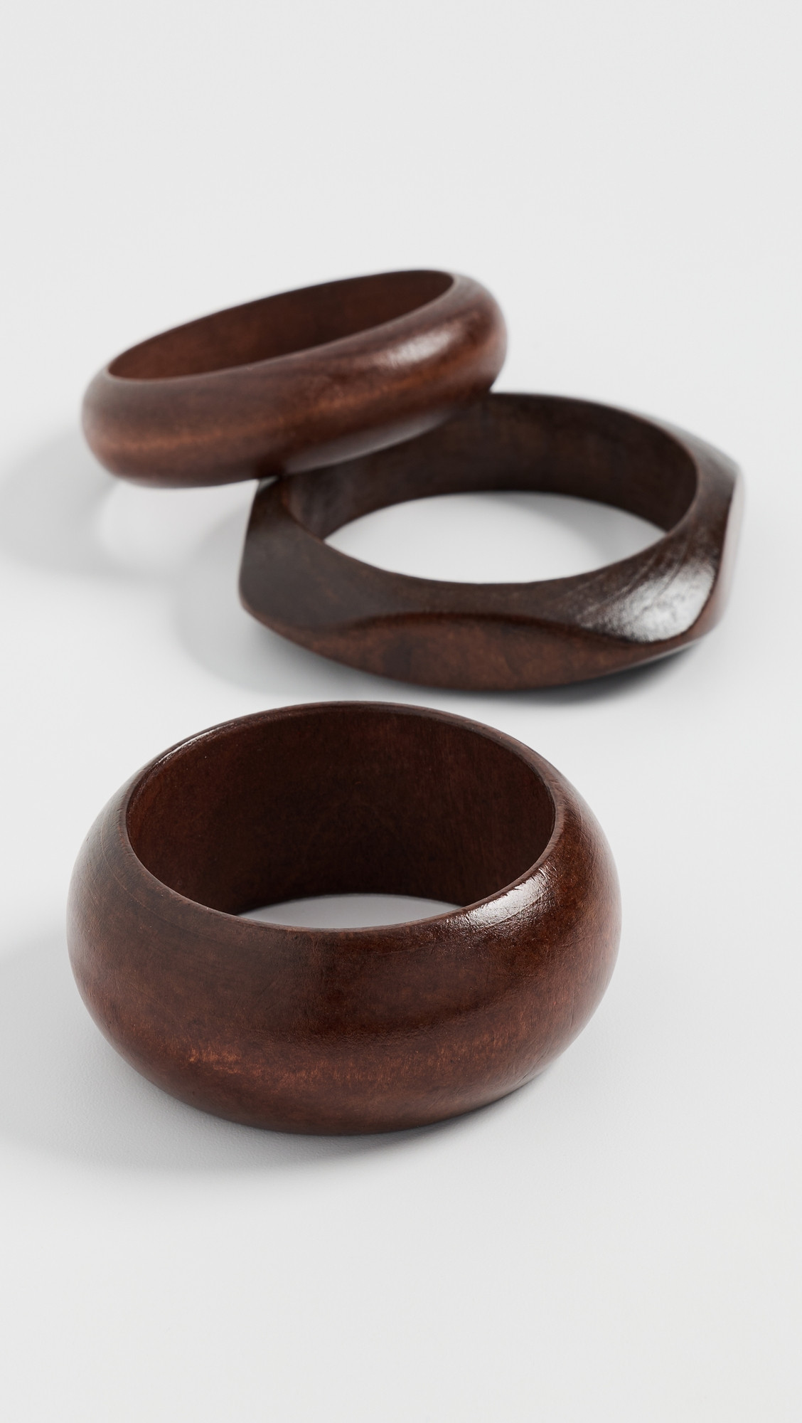 SHASHI Jacques Bangle Set Brown One Size | Shopbop