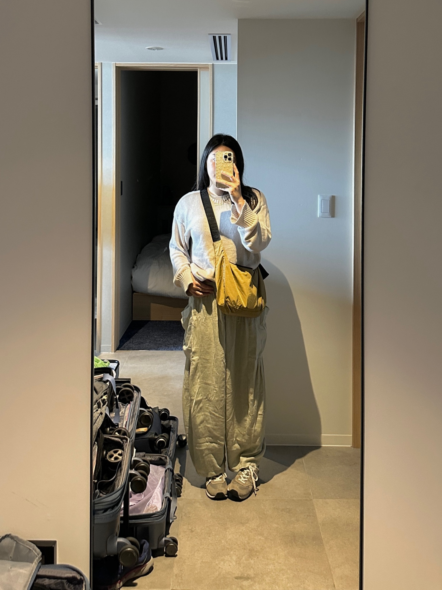 summer streetstyle outfit with green harem pants and sneakers. wearing this in Japan! 

#LTKfit #LTKstyletip #LTKAsia