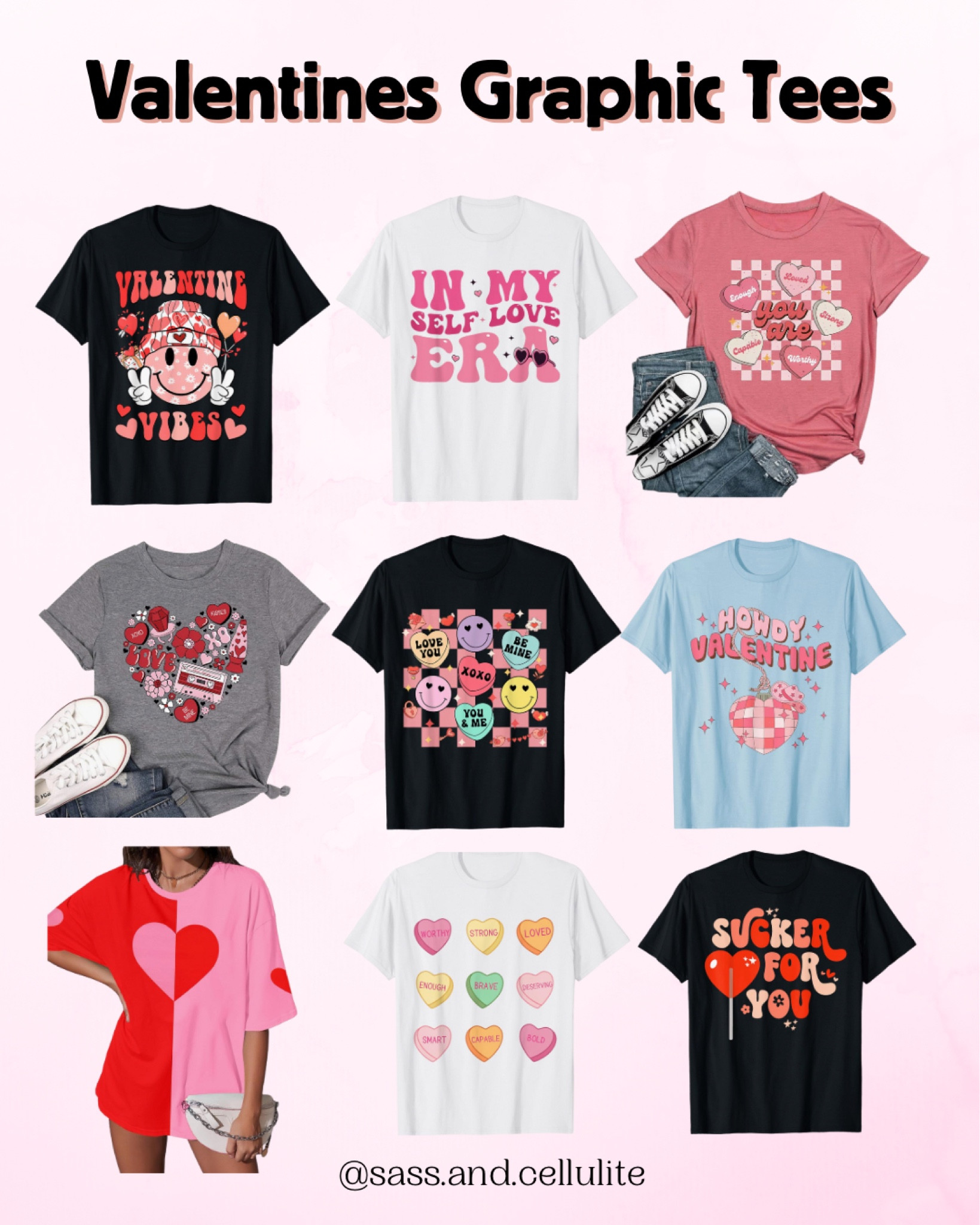 Valentines graphic tees from Amazon💗 most are very inclusive size range! 

#LTKplussize #LTKmidsize #LTKSeasonal
