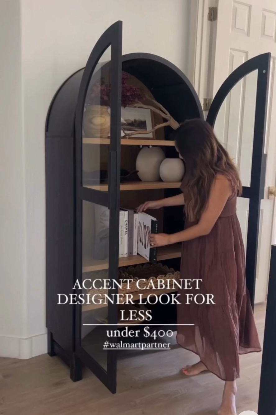 Walmart
Tall arch cabinet
Stem
Tray
Vase 


#LTKHome