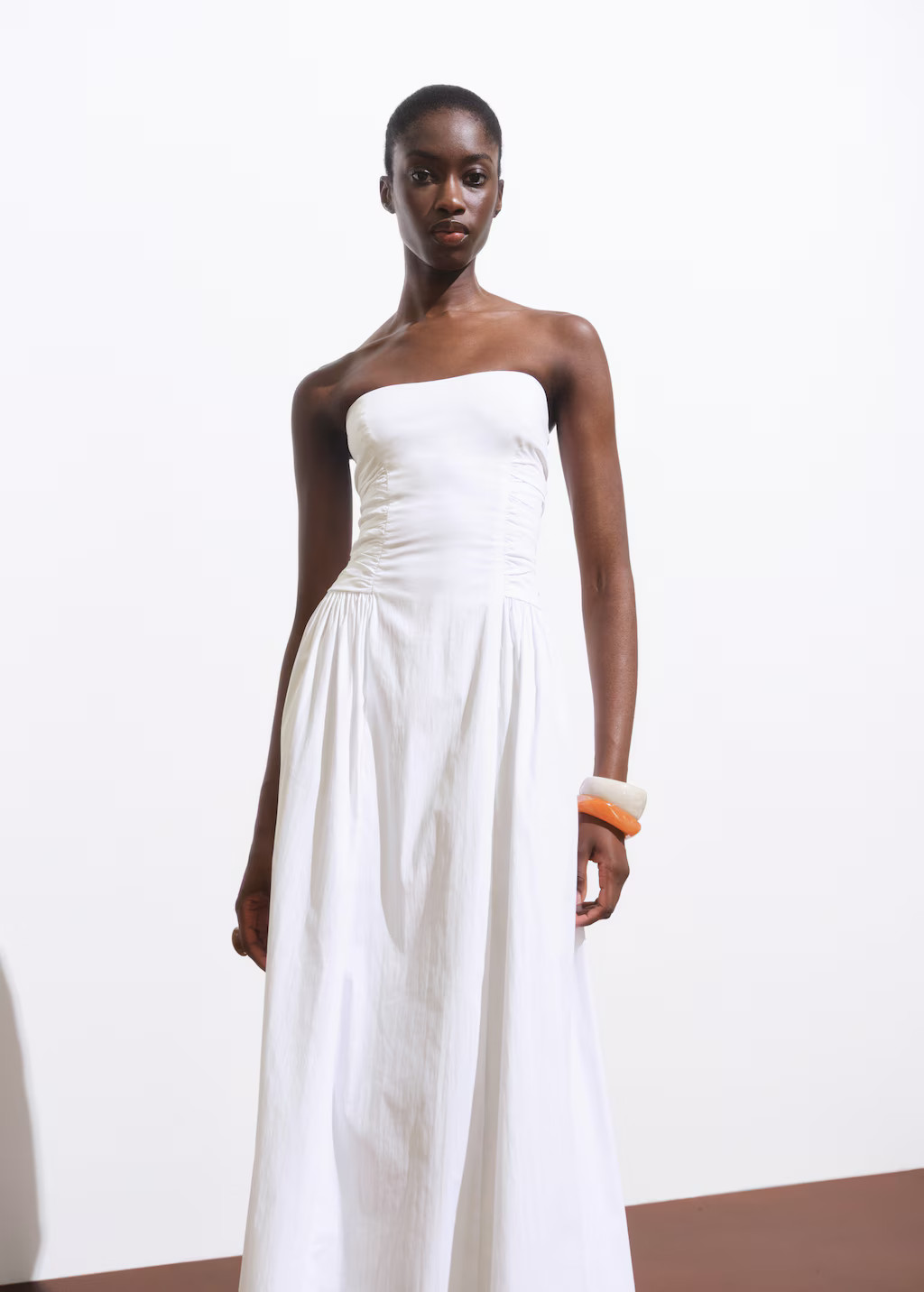 Strapless midi-dress | Mango (US/MX/AU)