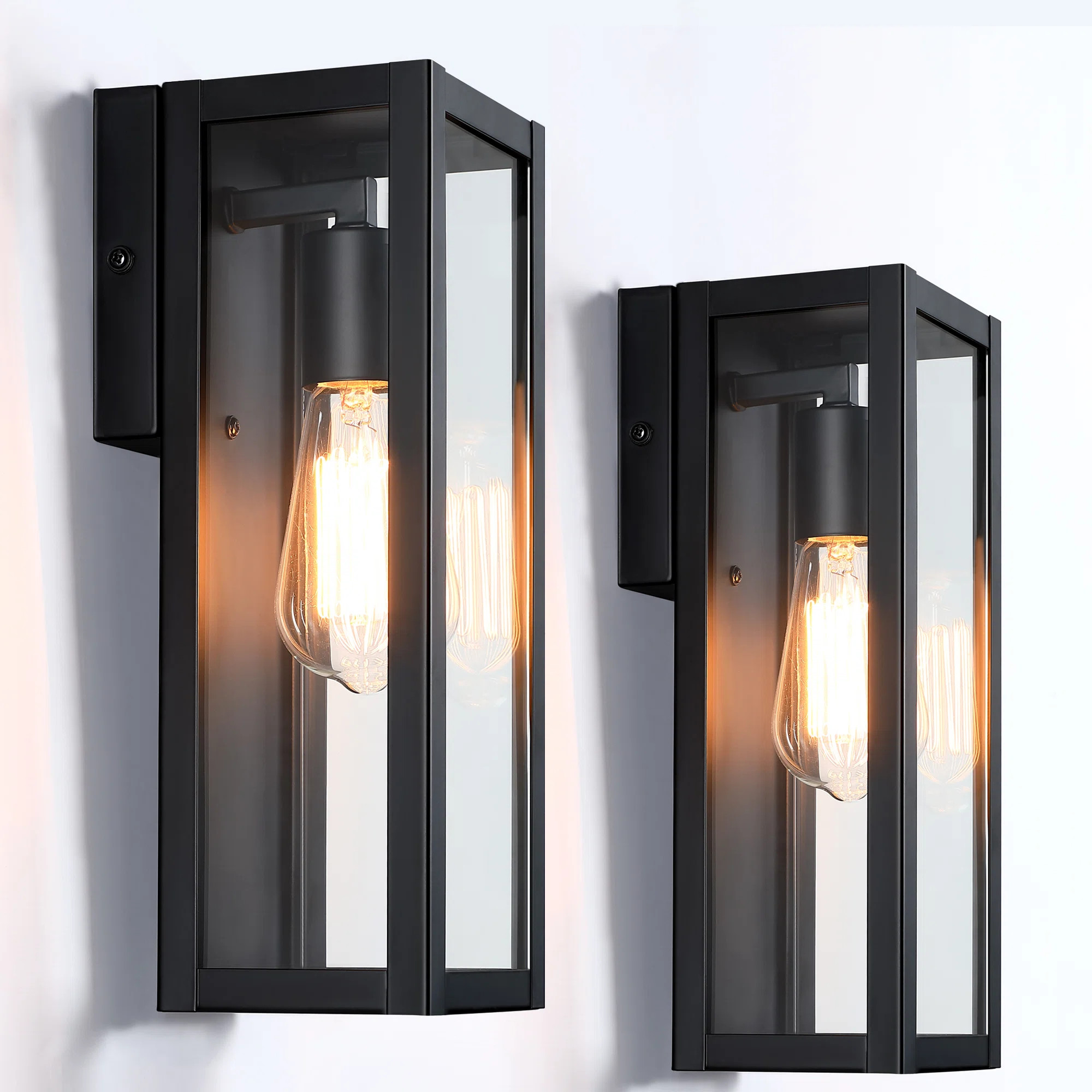 17 Stories 1-Light Outdoor Wall Light with Matte Black Finish & Reviews | Wayfair | Wayfair North America