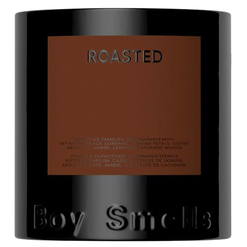 Boy Smells Roasted Candle – Coffee, Leather & Cashmere Woods – Earthy Gourmand Scent – Vegan Soy Wax Blend – 50+ Hour Burn – 8.5 oz | Amazon (US)