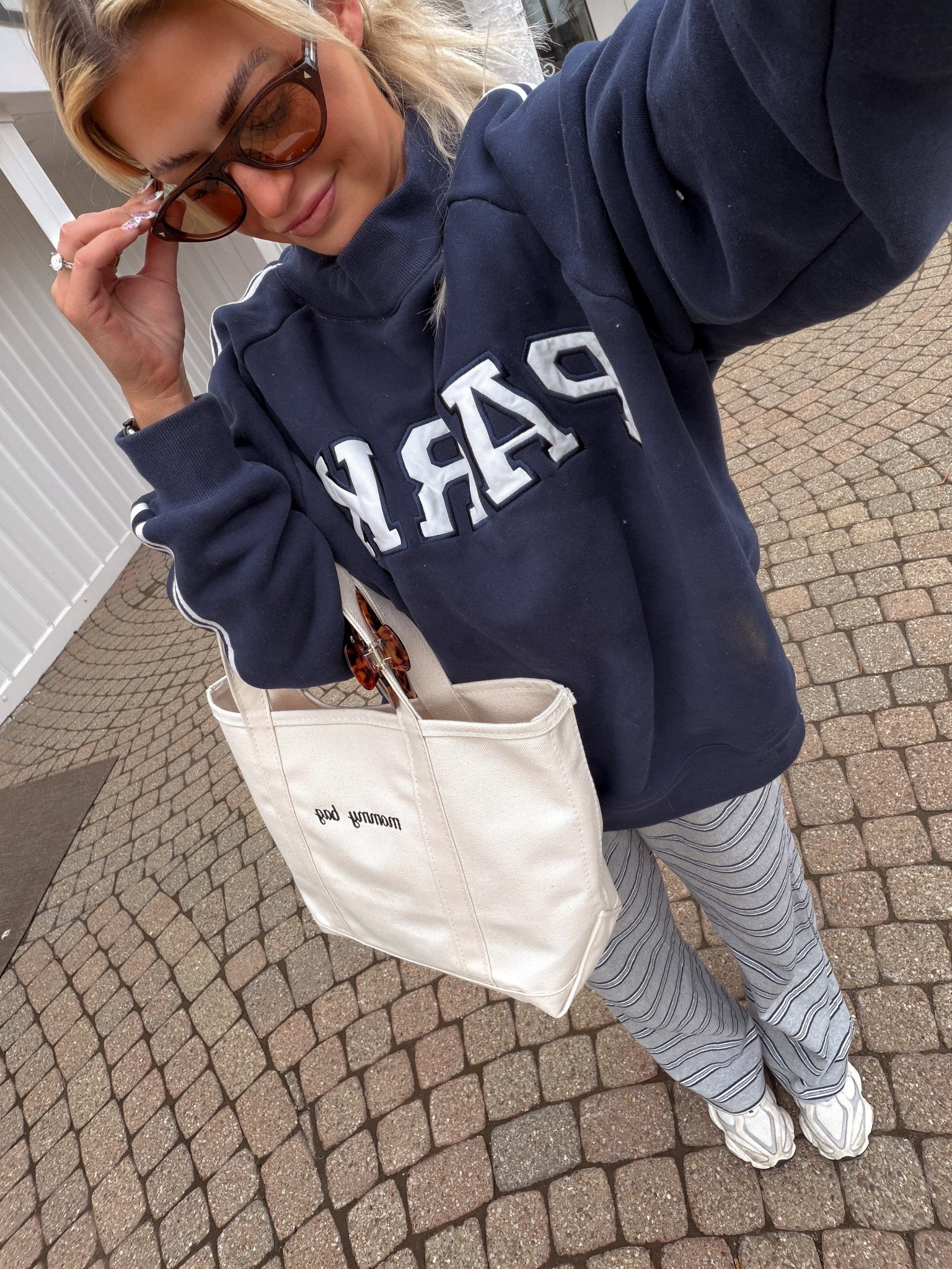 ootd featuring parke! Smalls in top and sweats. Bag is monogrammed from llbean ! 

#LTKootd #LTKdayinmylife #LTKmomlife