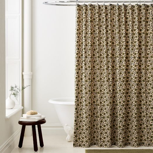 Laney Floral Shower Curtain | West Elm (US)