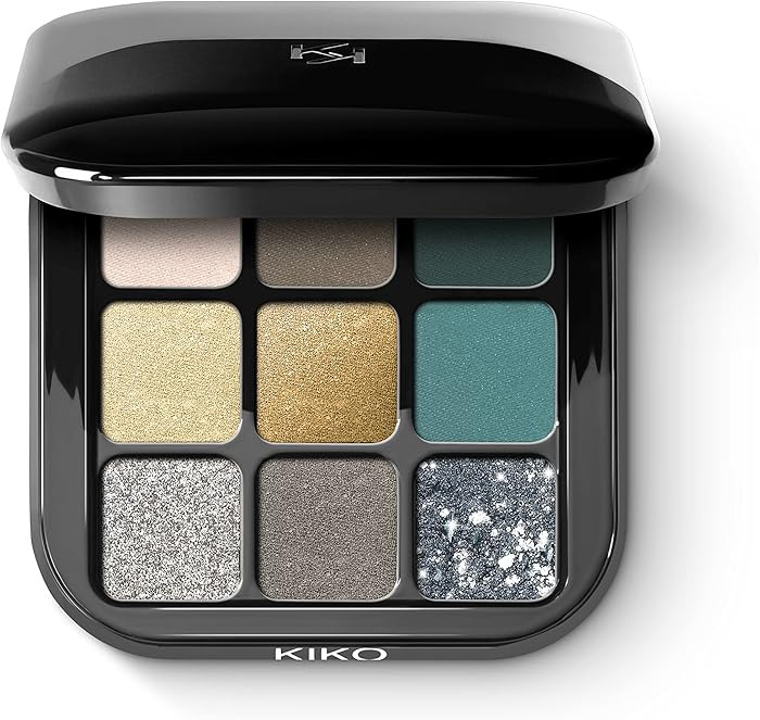 KIKO Milano Glamour Multi Finish Eyeshadow Palette | 9 Eyeshadows In Different Finishes | Amazon (US)