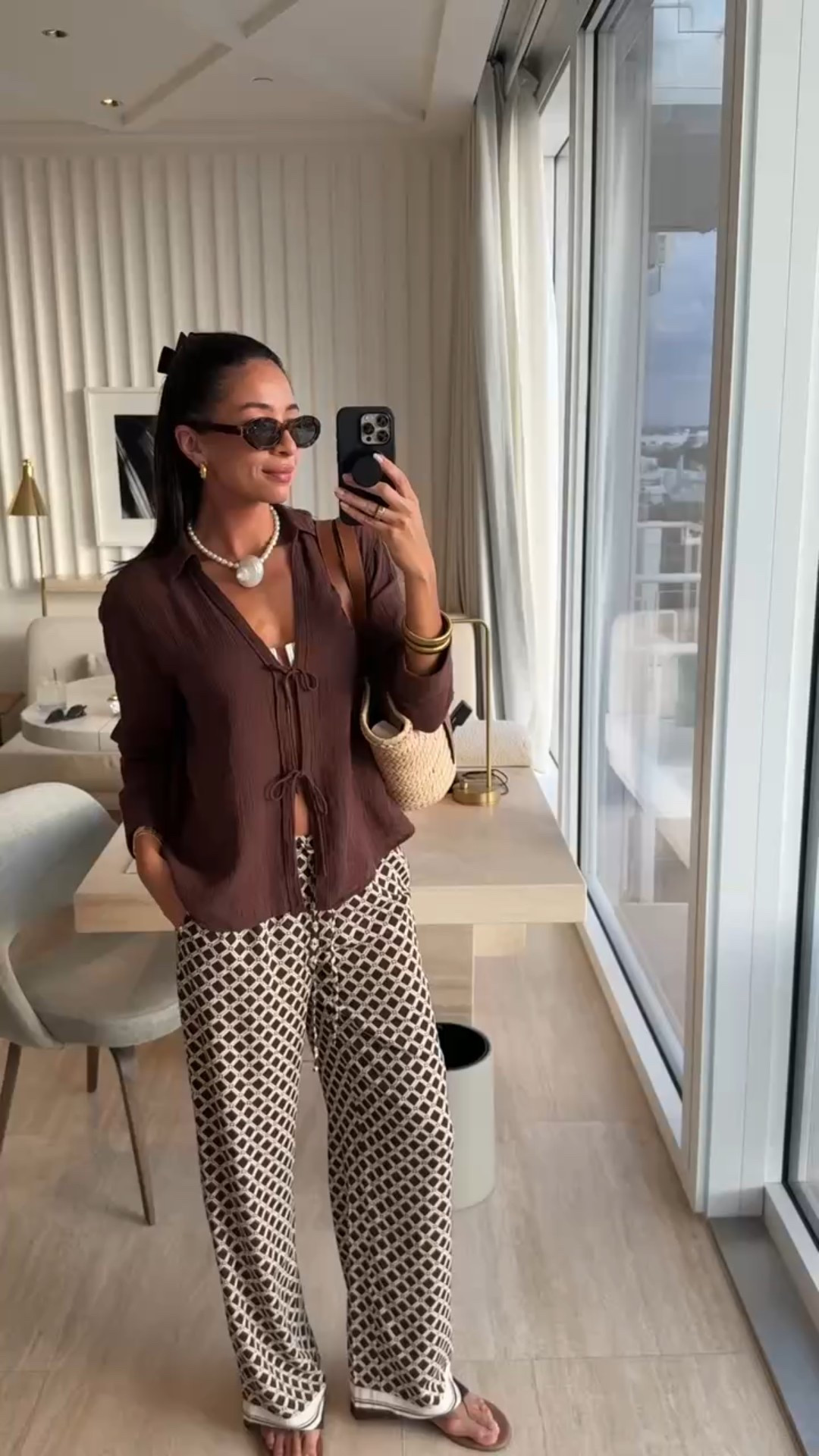 Resort outfit! Wearing size small top, size xs long pants, size xs swim top and size small swim bottoms (pre-bump) 

Vacation outfit 
Resort wear 
Swimwear 
Cover up 
Beach outfit 
Pool outfit

#LTKSeasonal