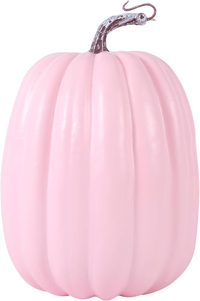 Large Fake Pumpkins for Decorating Big Decorative Foam Pumpkins for Fall Decor, Artificial Plasti... | Amazon (US)