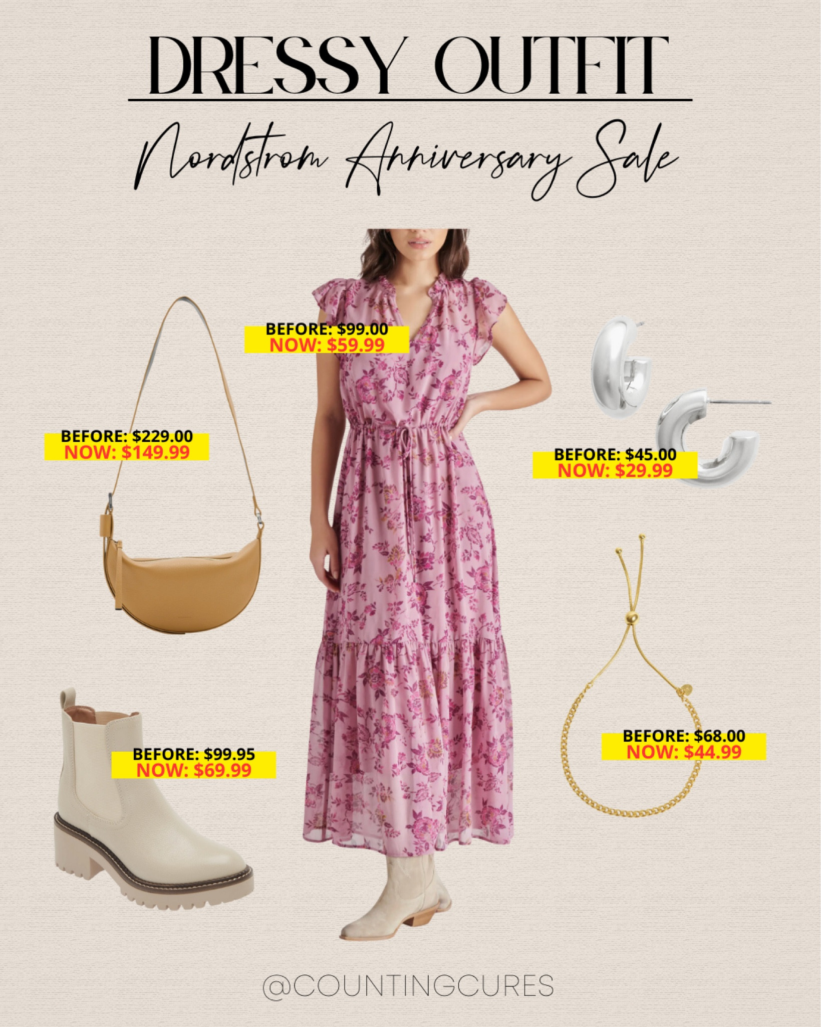 Here's a dressy outfit idea from Nordstrom’s Anniversary Sale! I love finding quality fashion buys!
#weddingguest #transitionalstyle #cuteaccessories #fashiondeal

#LTKxNSale #LTKStyleTip #LTKWedding