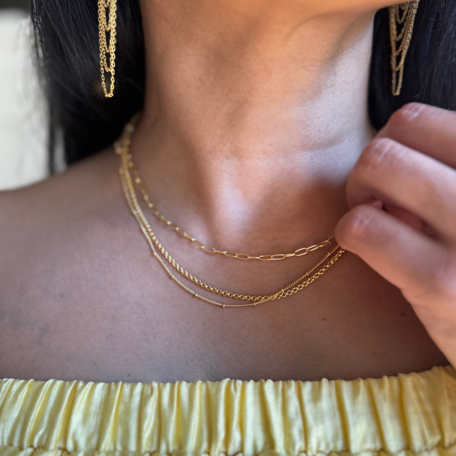 The perfect layered chain from a company that gives back! 

#LTKover40 #LTKGiftGuide #LTKHolidaySale