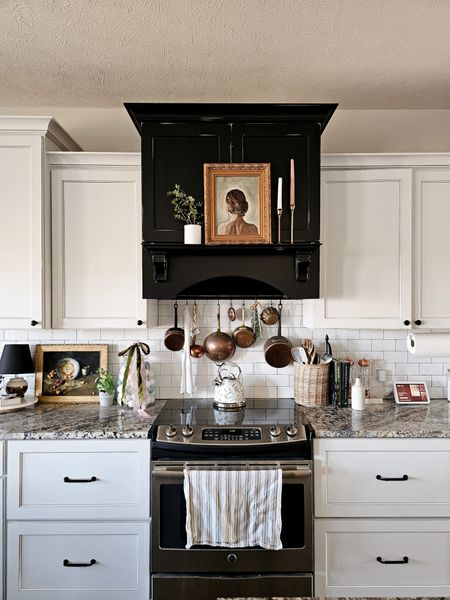 Add some artwork to your range hood. 

#LTKSeasonal #LTKhome #LTKstyletip