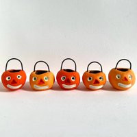 Vintage-style Miniature Pumpkin Lantern - Handmade Halloween Dollhouse | Etsy (US)