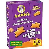Annie's Organic Cheddar Bunnies Baked Snack Crackers, 11.25 oz. | Amazon (US)
