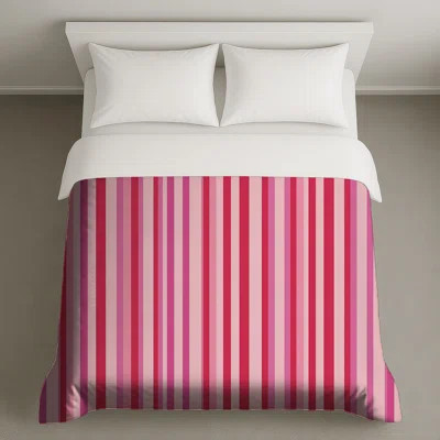 Pink Stripes Bedding Pattern Duvet Cover Modern | Wayfair North America