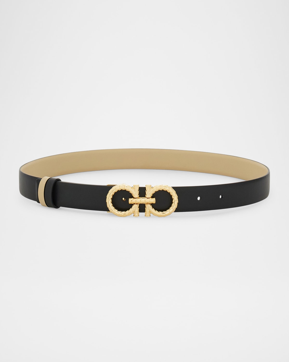 Reversible Gancini Leather Belt | Neiman Marcus