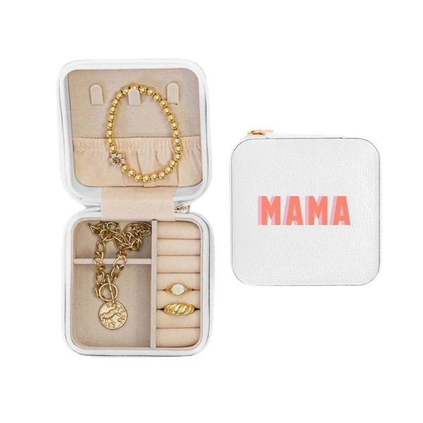 Custom Name Travel Jewelry Case | Sprinkled With Pink