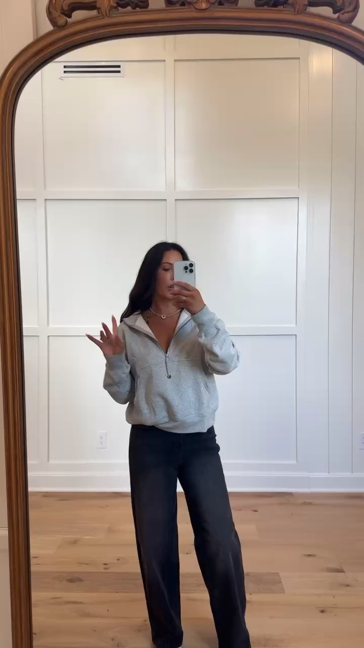 A cozy half-zip pullover with wide-leg jeans is my kind of everyday outfit! Comfortable, flattering, and perfect for casual fall days.
#HalfZipPullover #WideLegJeans #CasualFallOutfit #EverydayStyle #LTKStyleTip