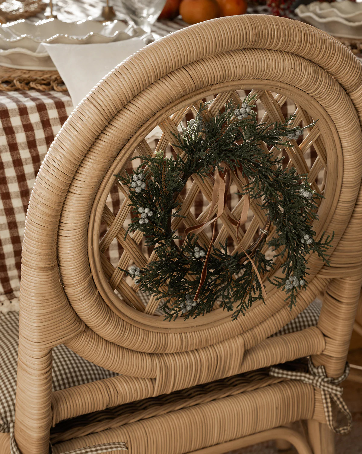 8" Faux Blueberry & Juniper Wreath | McGee & Co. (US)