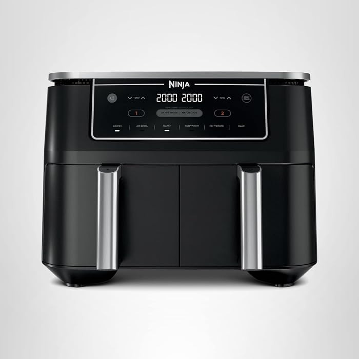 Ninja Foodi Air Fryer | 6-in-1 with 10-QT DualZone Baskets | Smart Finish to Cook 2 Foods at Once... | Amazon (US)
