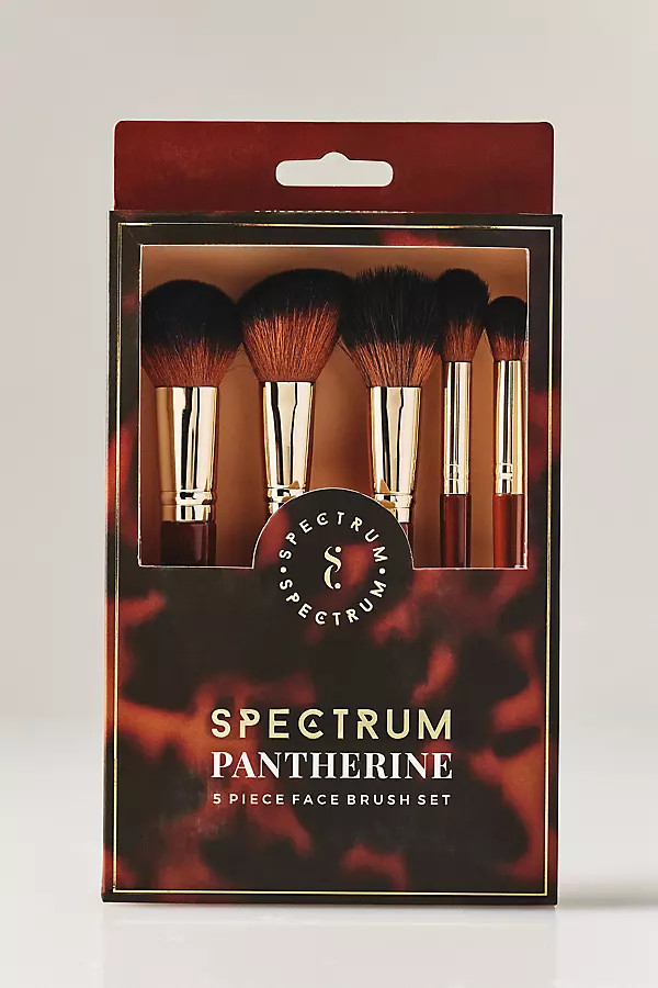 Pantherine 5-Piece Makeup Brush Set | Anthropologie (US)