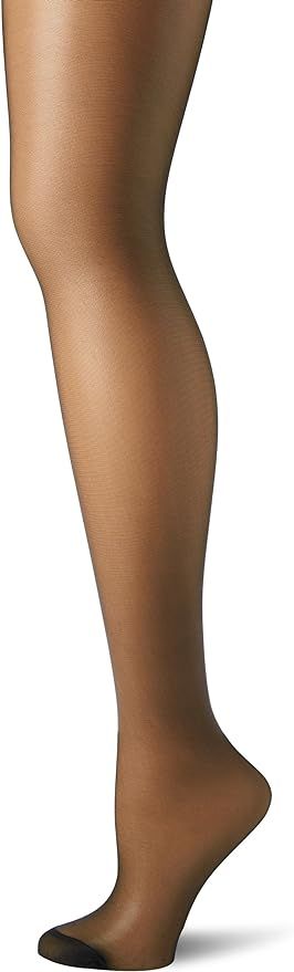 Hanes Women's Control Top Reinforced Toe Silk Reflections Panty Hose | Amazon (US)