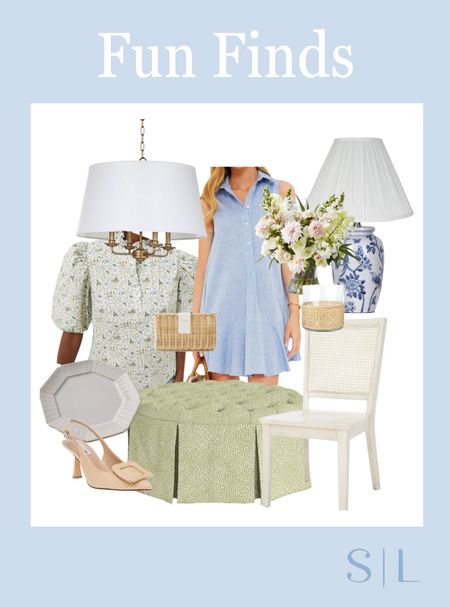 Fun finds!

Just heads up the lamp base does not come with a lampshade/ the lampshade pictured!

Dress, top, ottoman, chair, lamp

#LTKhome #LTKstyletip