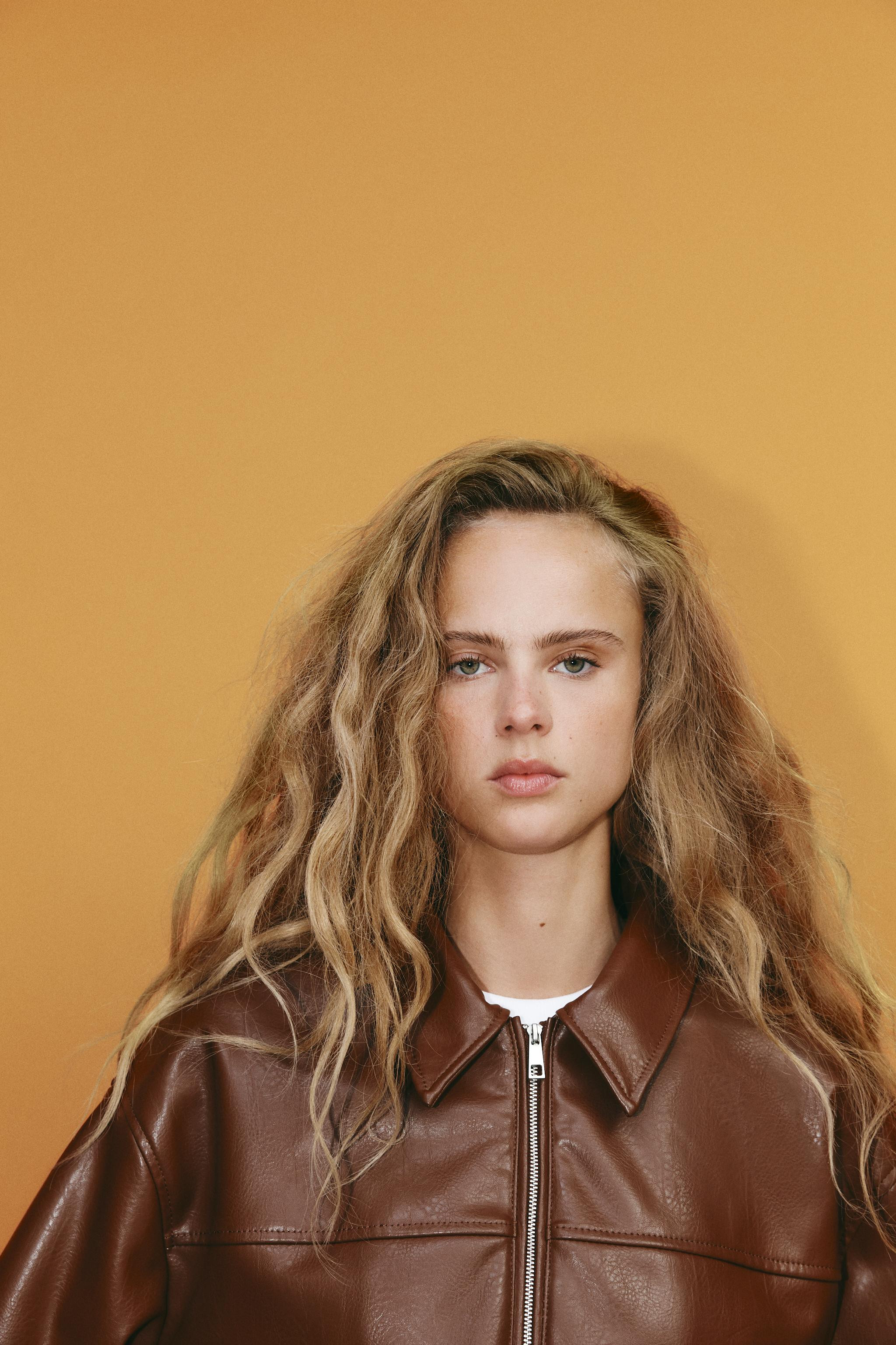 FAUX LEATHER BOMBER JACKET | Zara US