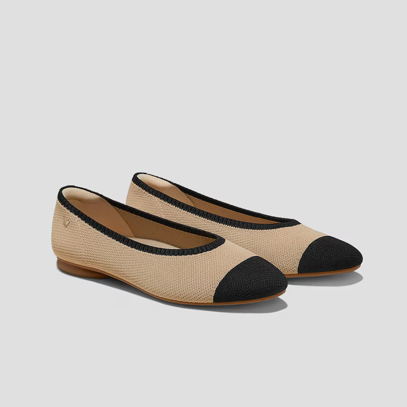 Almond-Toe Ballet Flats (Tamia 2.0) | VIVAIA