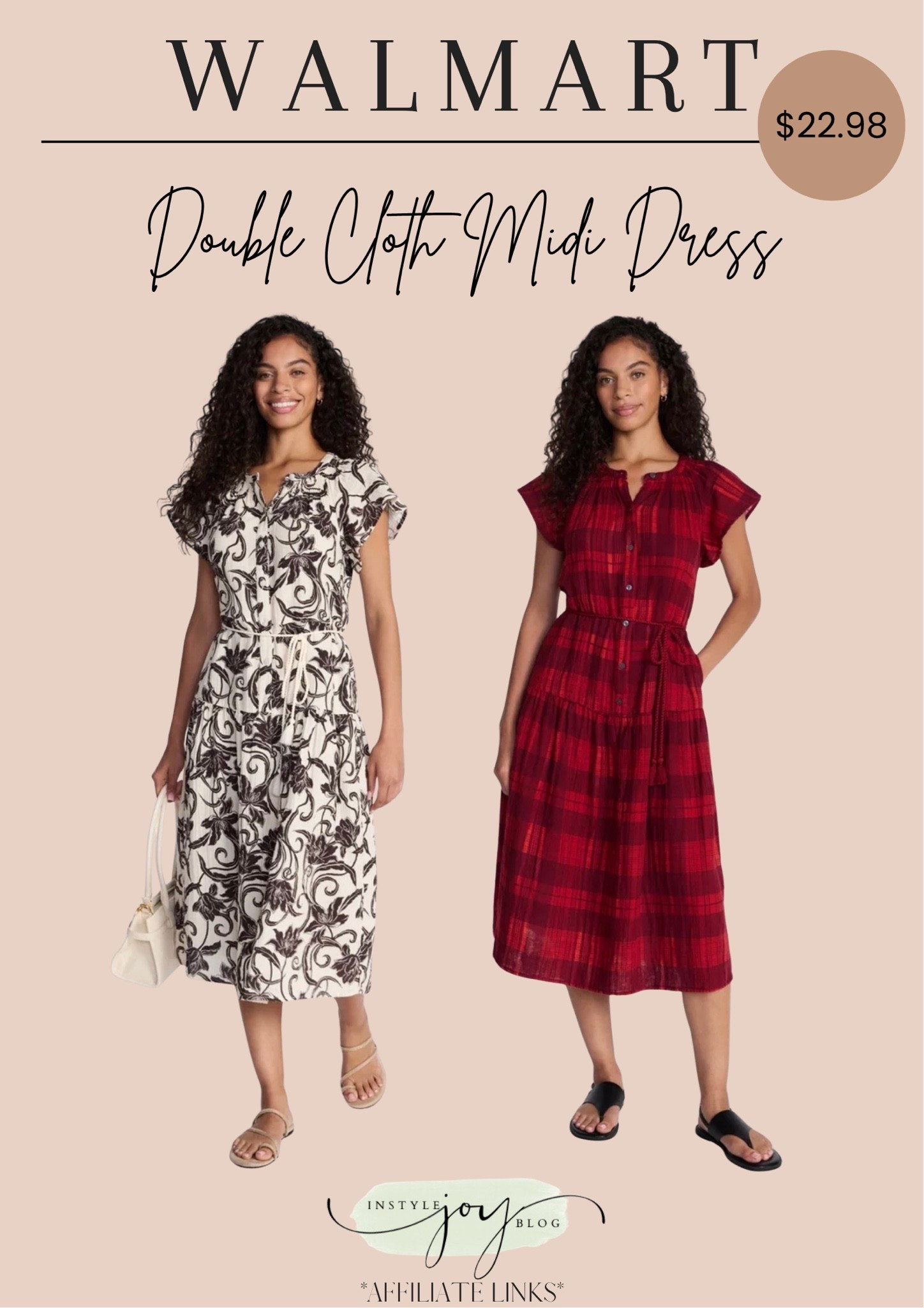 Walmart ✨ Time and Tru Women's Double Cloth Midi Dress, Sizes XS-XXXL

#LTKootd #LTKstorytime #LTKTravel