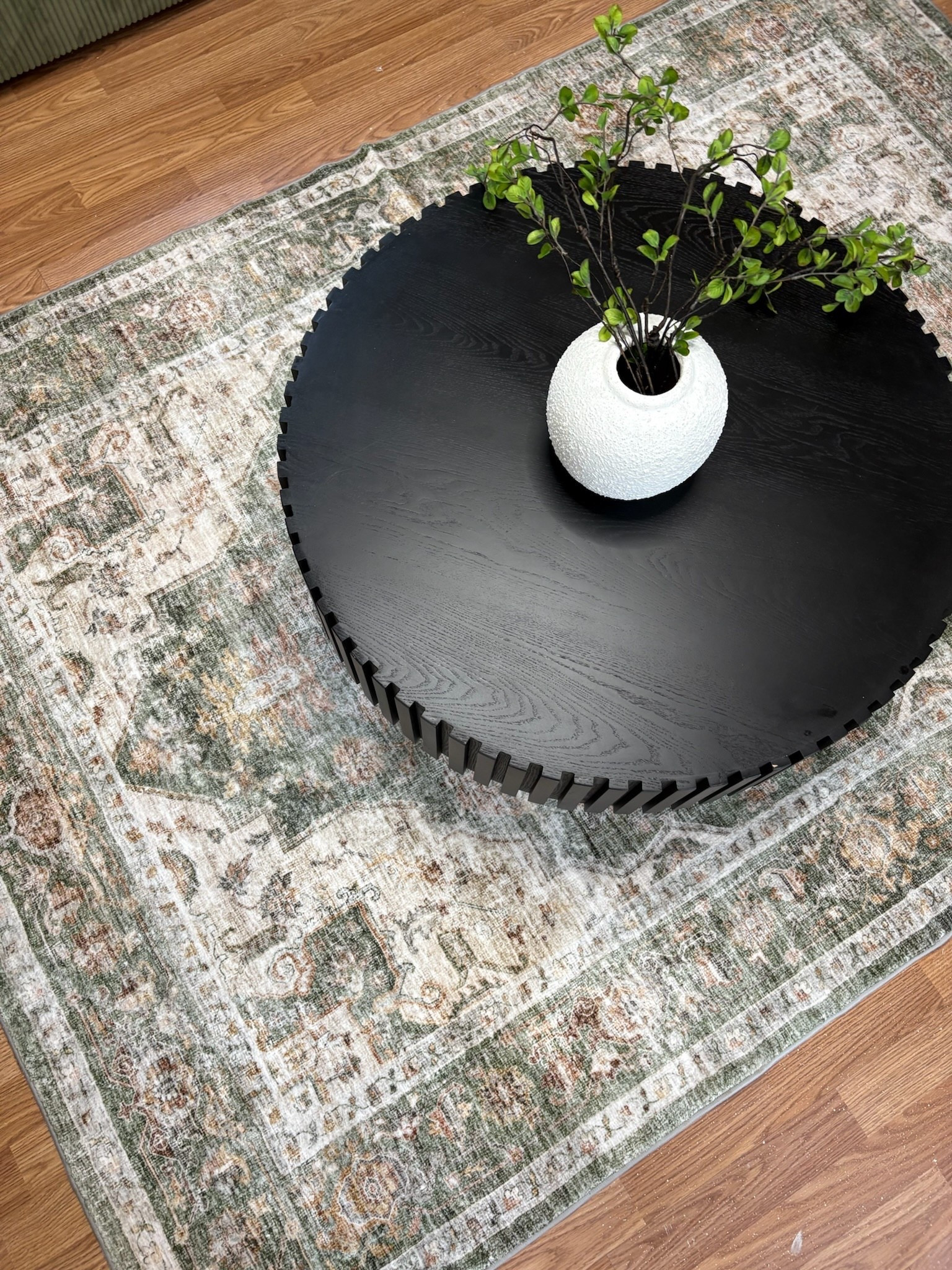 The camp is coming together! Here’s the rug and coffee table we put in the living room!

#LTKHome