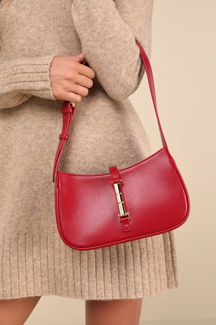 Chic and Tasteful Red Shoulder Bag | Lulus