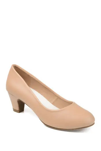 Journee Collection JOURNEE Luu Pump in Nude at Nordstrom Rack, Size 9.5 | Nordstrom Rack