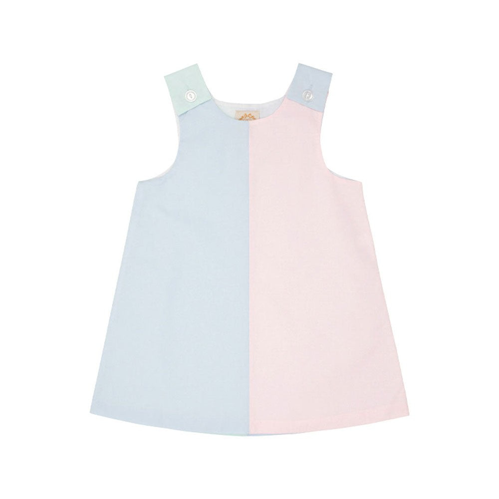 Katie Anne Colorblock Jumper - Sea Island Seafoam, Buckhead Blue, & Palm Beach Pink | The Beaufort Bonnet Company