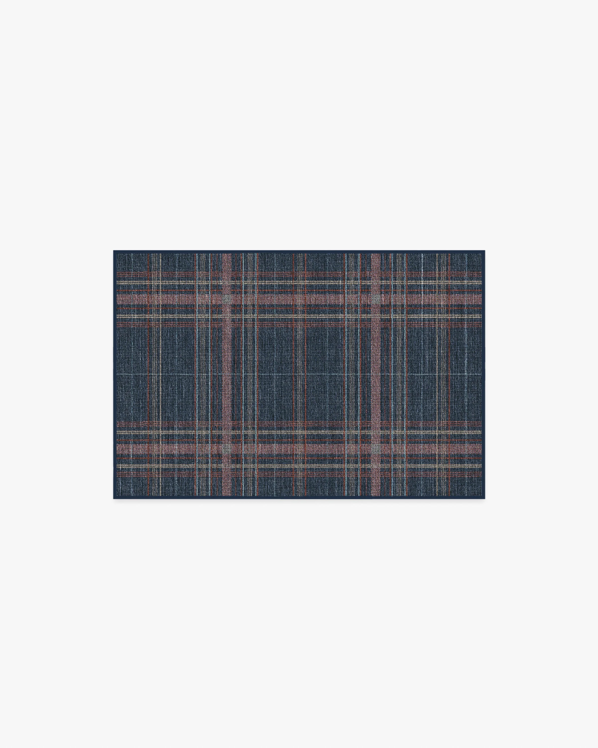 Beckett Navy Flatwoven Rug | Ruggable