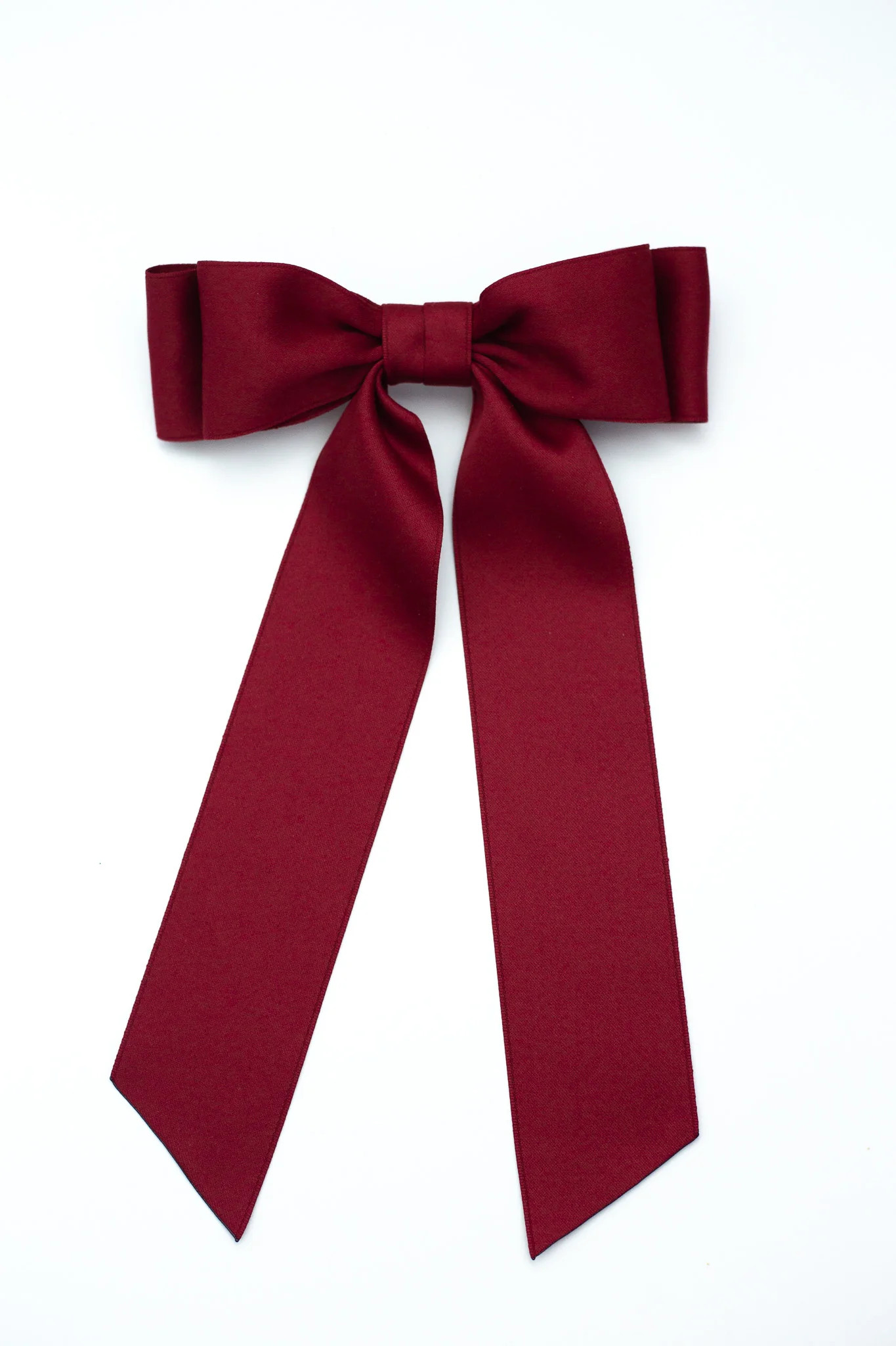 Oversized Stella Matte Satin Bow Fall 2024 | Grace & Grandeur Bow Company