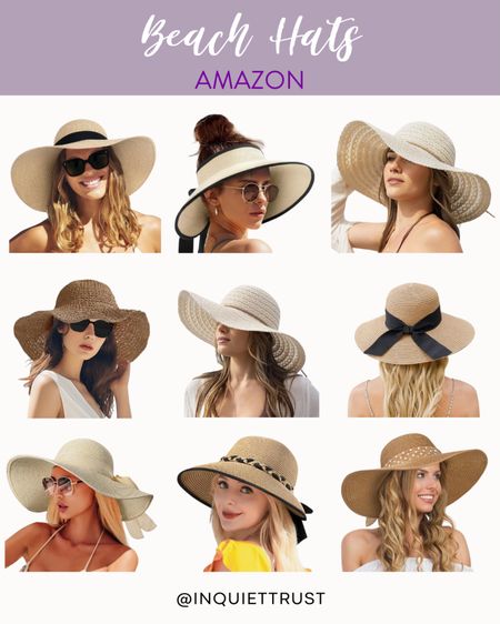 Complete your beach outfit on your next vacation with these chic neutral woven rattan hats from Amazon!
#springfashion #resortwear #beachhats #vacationstyle

#LTKstyletip #LTKSeasonal #LTKfindsunder100