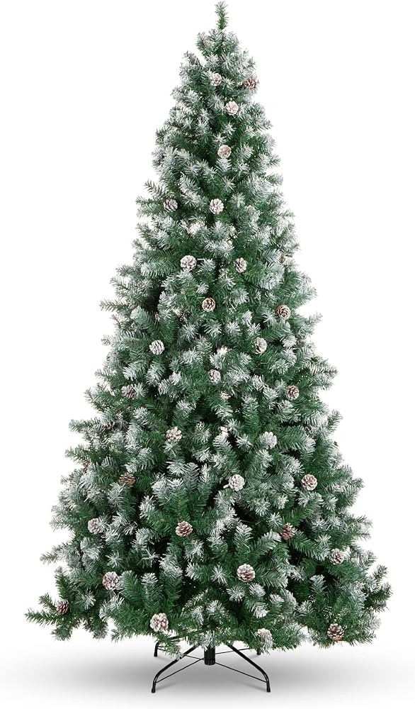 Best Choice Products 6ft Pre-Decorated Holiday Christmas Tree for Home, Office, Party Decoration ... | Amazon (US)