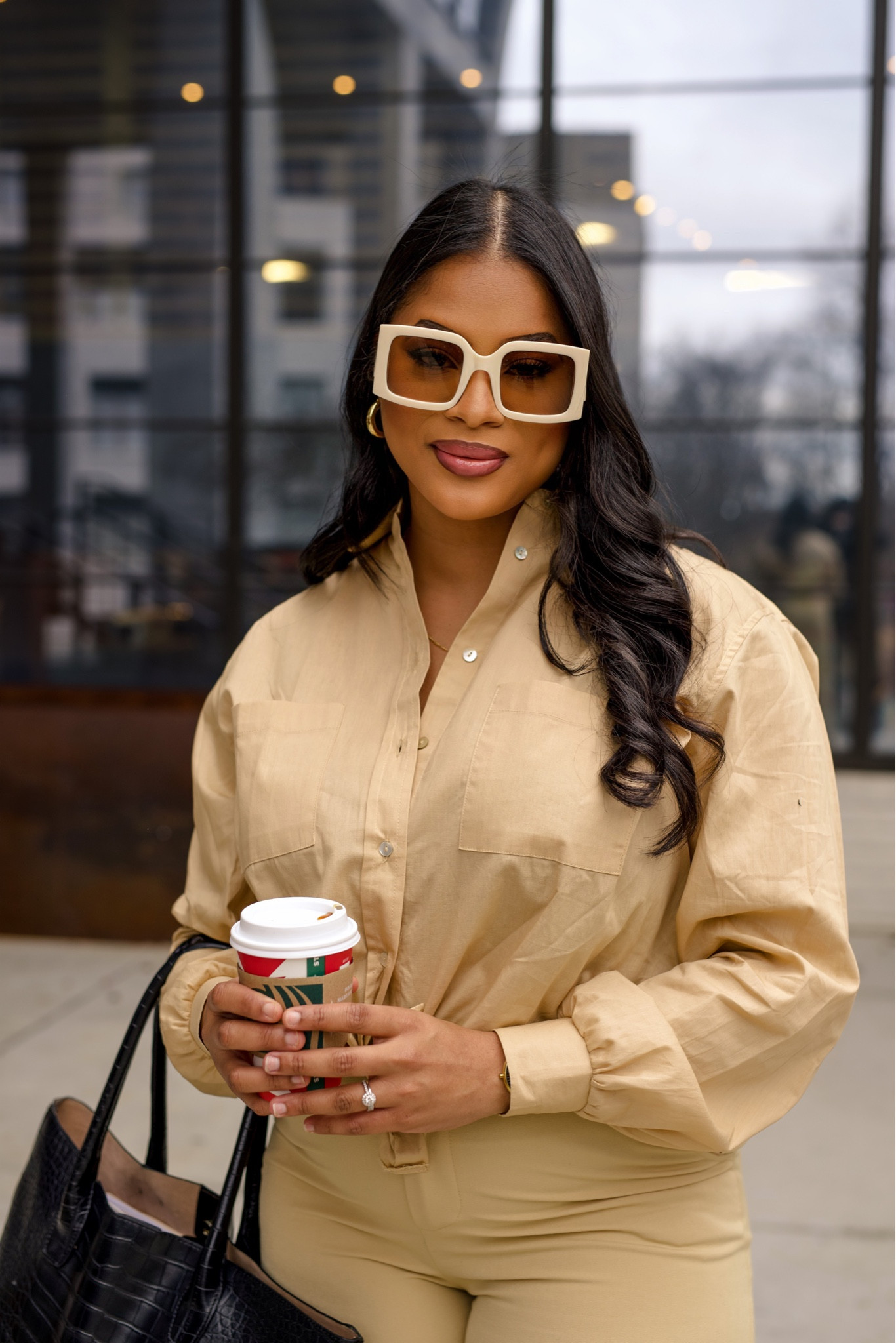 Another staple look! Tan on tan! tap to shop! 

#LTKbeauty #LTKstyletip #LTKunder100