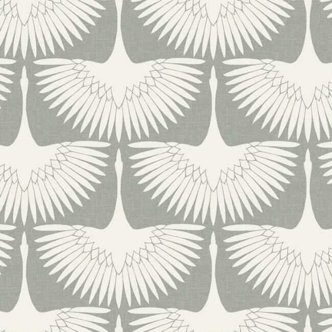 White Cranes Peel and Stick Wallpaper | World Market