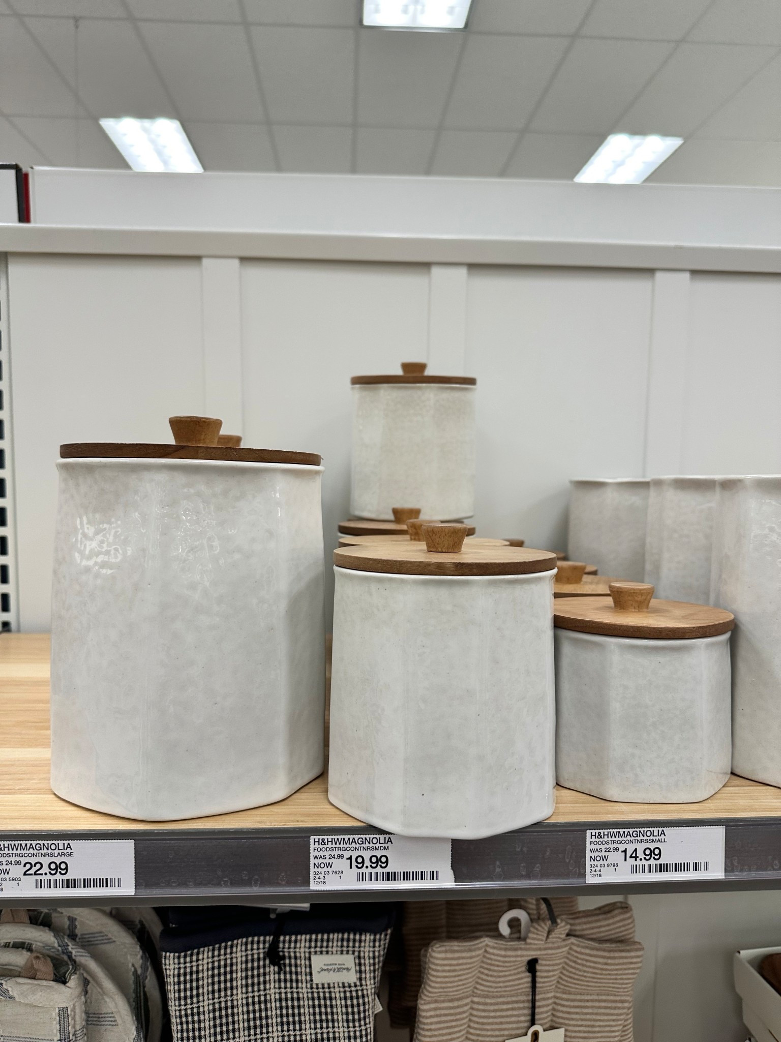 Magnolia stoneware canisters with lids in sour cream 

#LTKHome